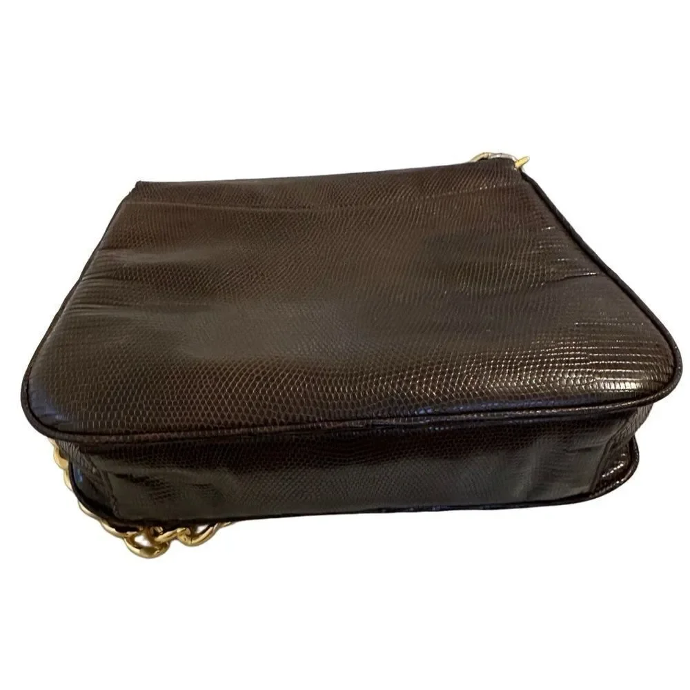 Gucci crocodile leather shoulder bag - Picture 9 of 16